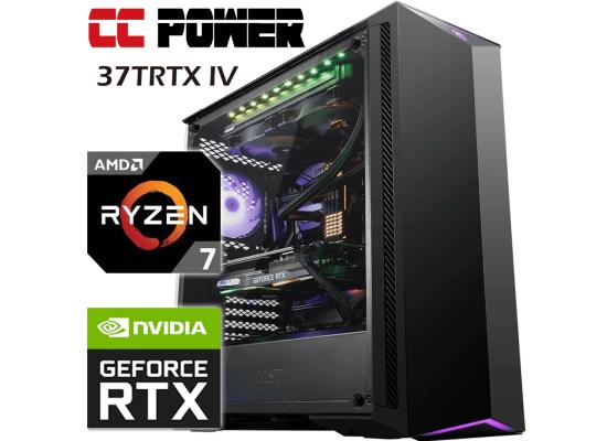 CC Power 37TRTX IV Gaming PC 5Gen Ryzen 7 w/ RTX 3070 TI Liquid Cooled